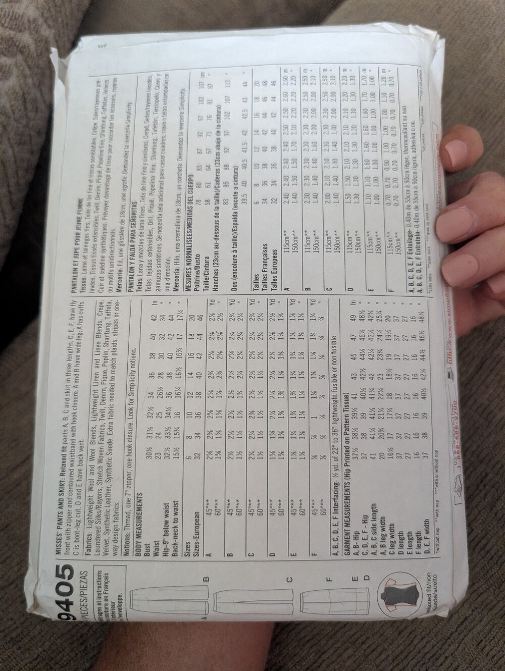 Simplicity Pattern - Picture 2 of 3